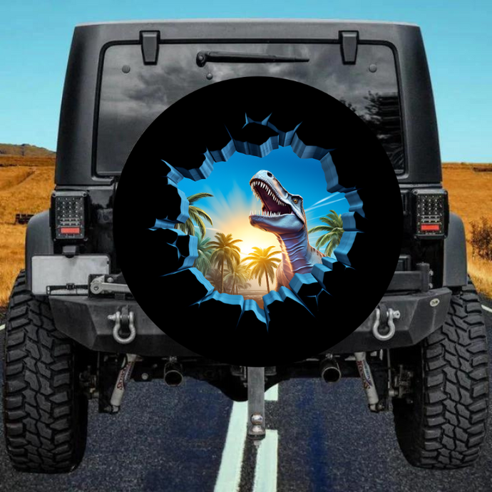 3D Dinosaur 16 Spare Tire Cover