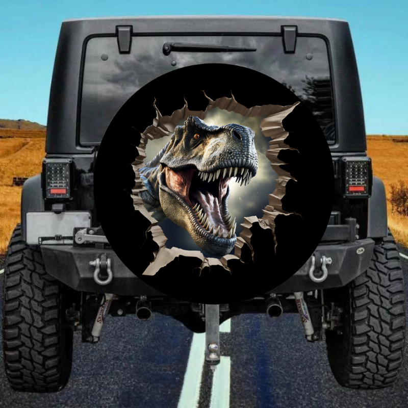 Load image into Gallery viewer, 3D Dinosaur 21 Spare Tire Cover
