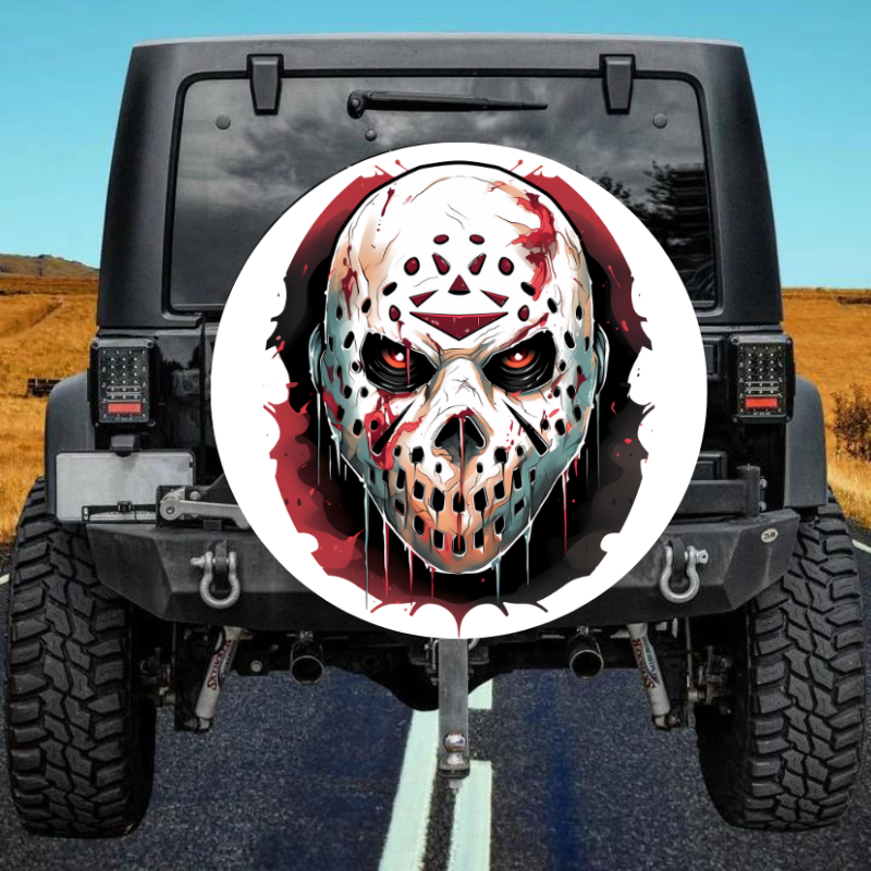 Load image into Gallery viewer, Jason 2 spare tire cover thickened leather universal
