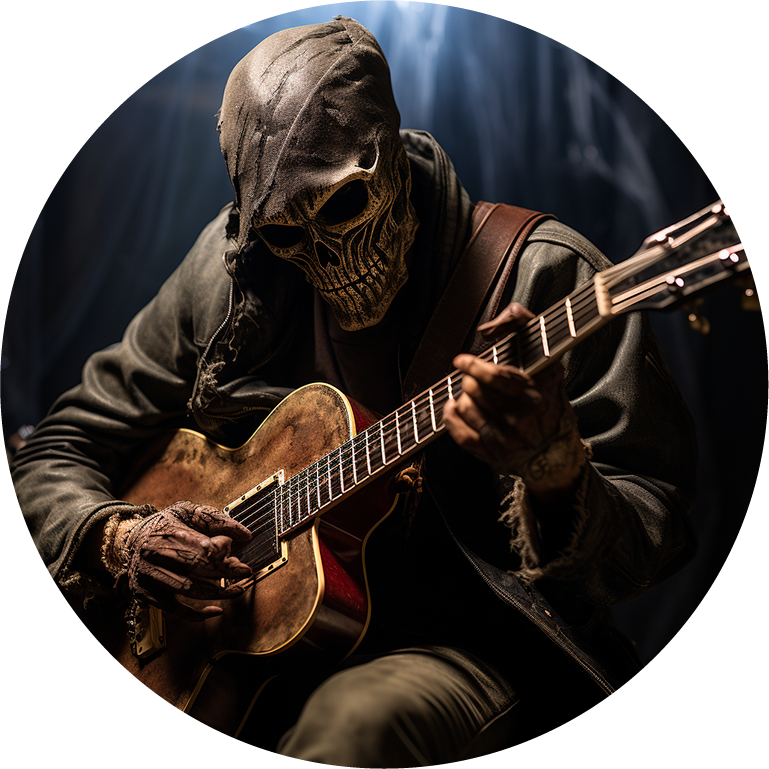 Load image into Gallery viewer, New skull design spare tire cover thickened leather universal - Skeleton guitarist Ⅵ
