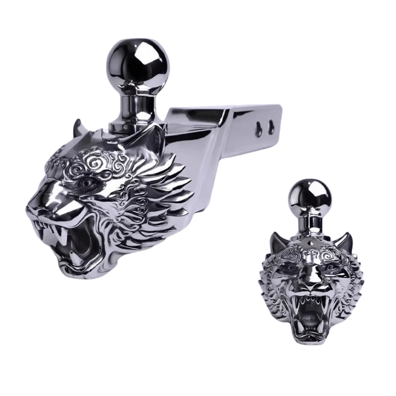 Load image into Gallery viewer, Rear bumper trailer hook self-rescue towing hook decoration - Tiger head
