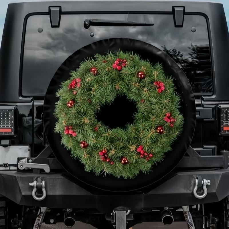 Load image into Gallery viewer, Christmas Wreath Spare Tire Cover-IV
