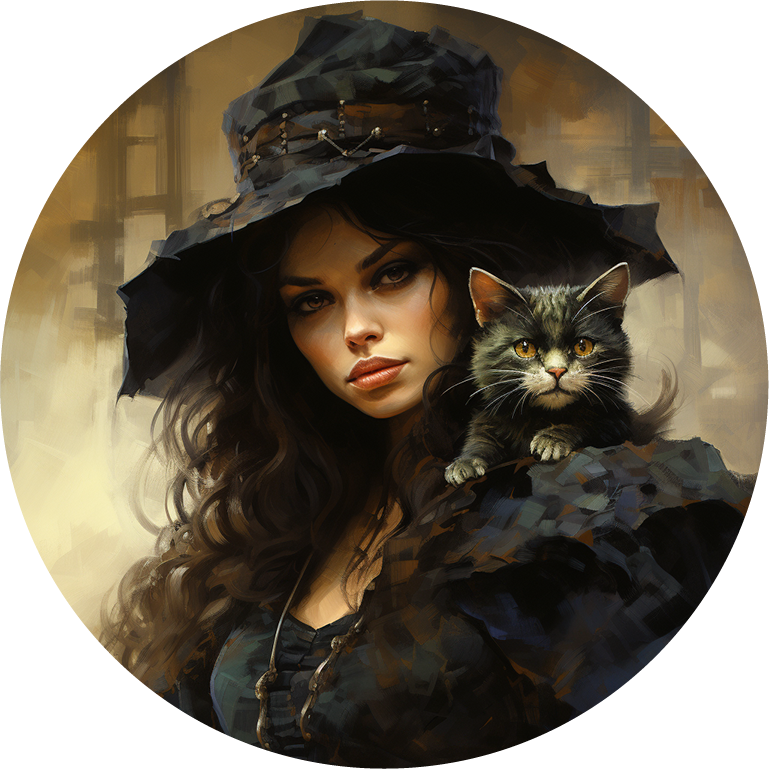 Load image into Gallery viewer, Witch with cat spare tire cover thickened leather universal
