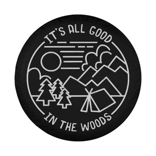 All Good In The Woods Camping Spare Tire Cover Thickening Leather Universal