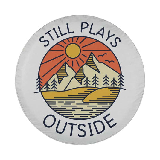 Still Plays Outside Spare Tire Cover Thickening Leather Universal