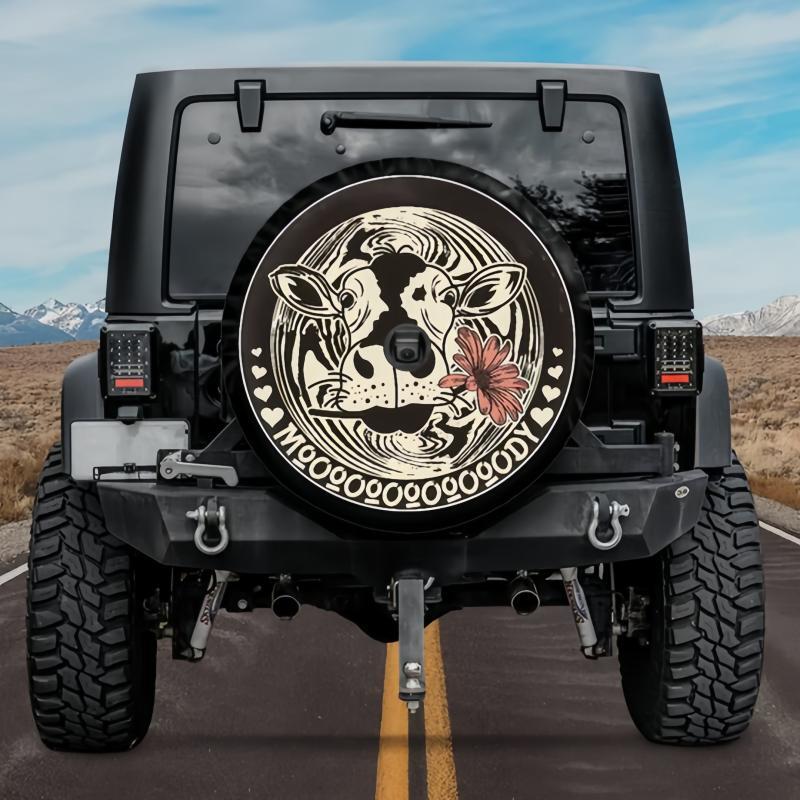 Load image into Gallery viewer, Funny Cow Spare Tire Cover
