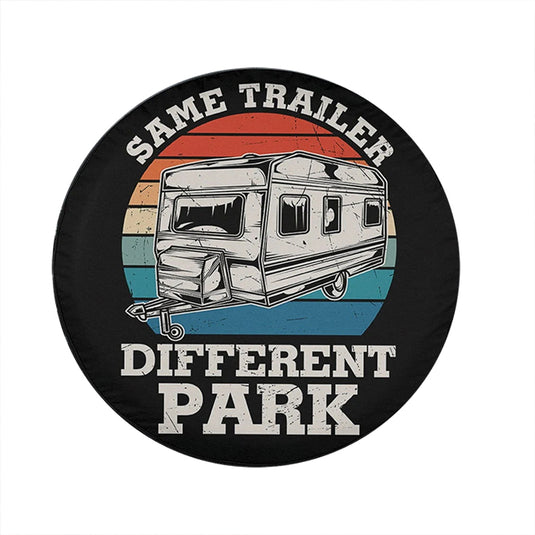 Camping Life Same Trailer Different Spare Tire Cover Thickening Leather Universal