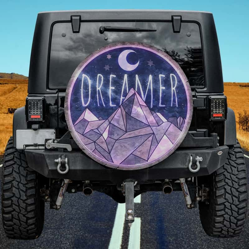 Load image into Gallery viewer, Dream Weavers Collection Dreamer Badge Fantasy Design Spare Tire Cover Thickening Leather Universal
