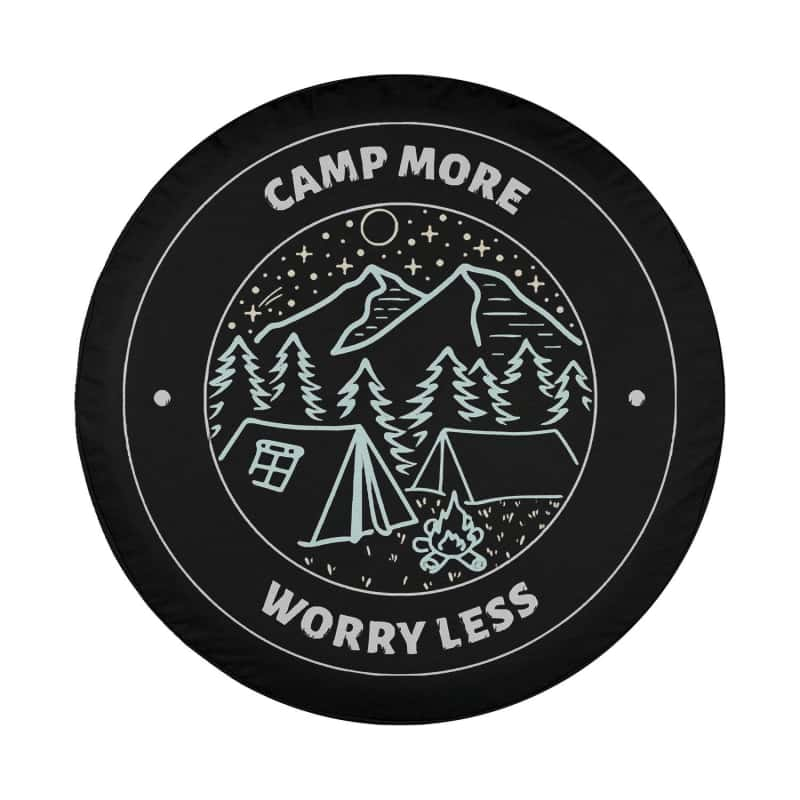 Load image into Gallery viewer, Camp More Worry Less Camping Spare Tire Cover Thickening Leather Universal
