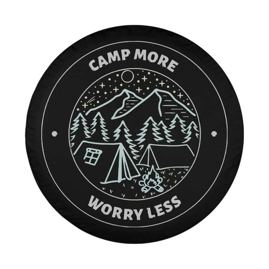 Camp More Worry Less Camping Spare Tire Cover Thickening Leather Universal