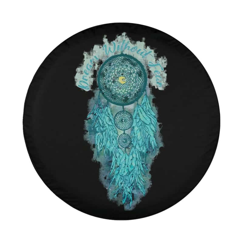 Load image into Gallery viewer, Dream Weavers Collection Dream Without Fear Dreamcatcher Spirit Design Spare Tire Cover Thickening Leather Universal
