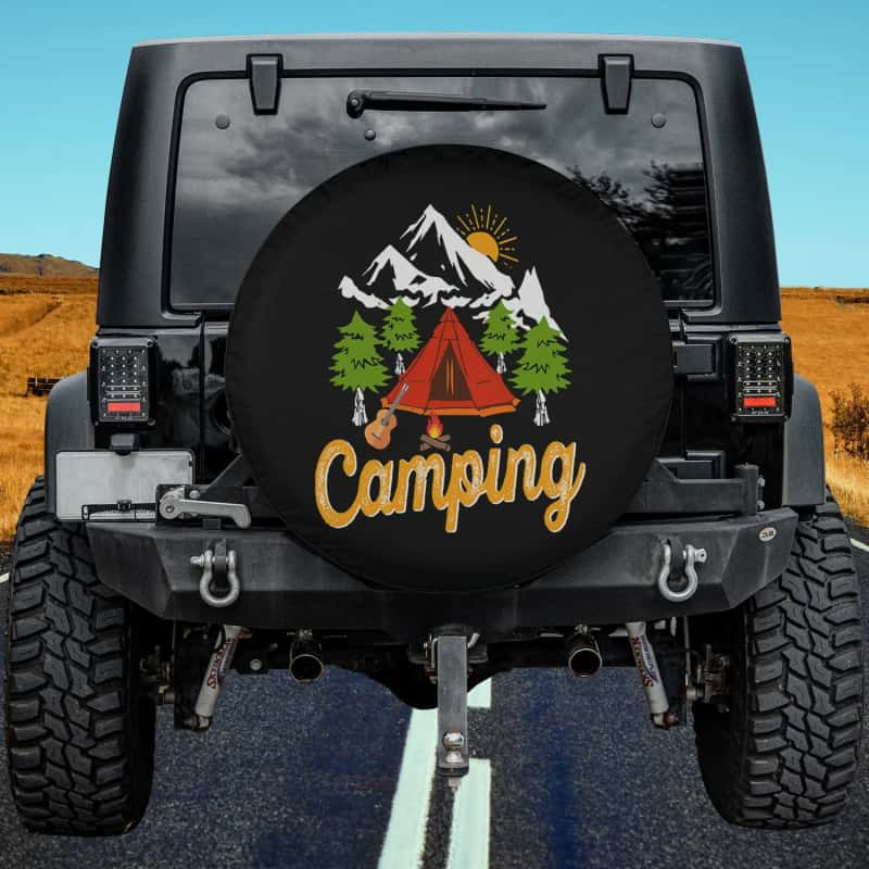 Load image into Gallery viewer, Camping Spare Tire Cover Thickening Leather Universal -II
