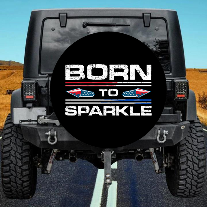 SPARKLE spare tire cover thickened leather universal