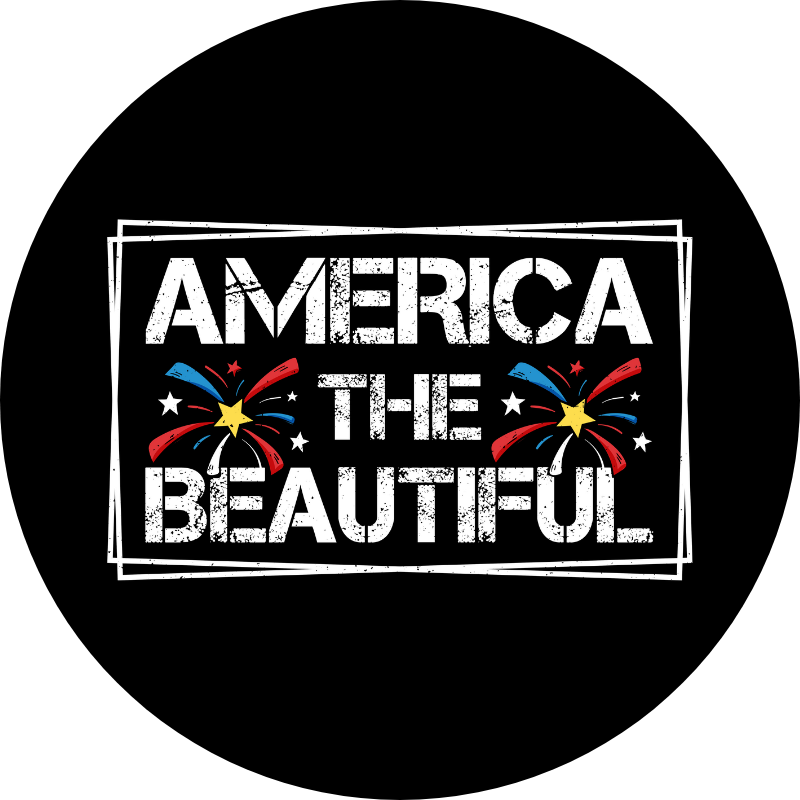 Load image into Gallery viewer, AMERICA THE BEAUTIFUL spare tire cover thickened leather universal
