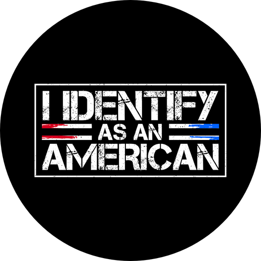 I IDENTIFY AS AN AMERICAN spare tire cover thickened leather universal