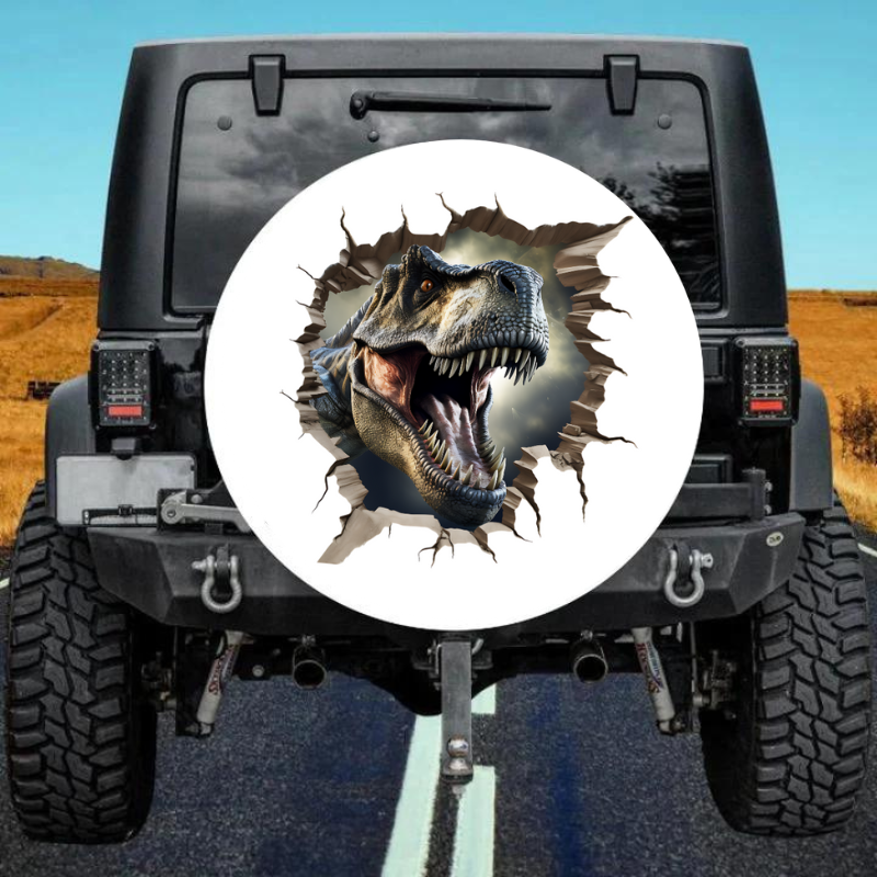 Load image into Gallery viewer, 3D Dinosaur 21 Spare Tire Cover
