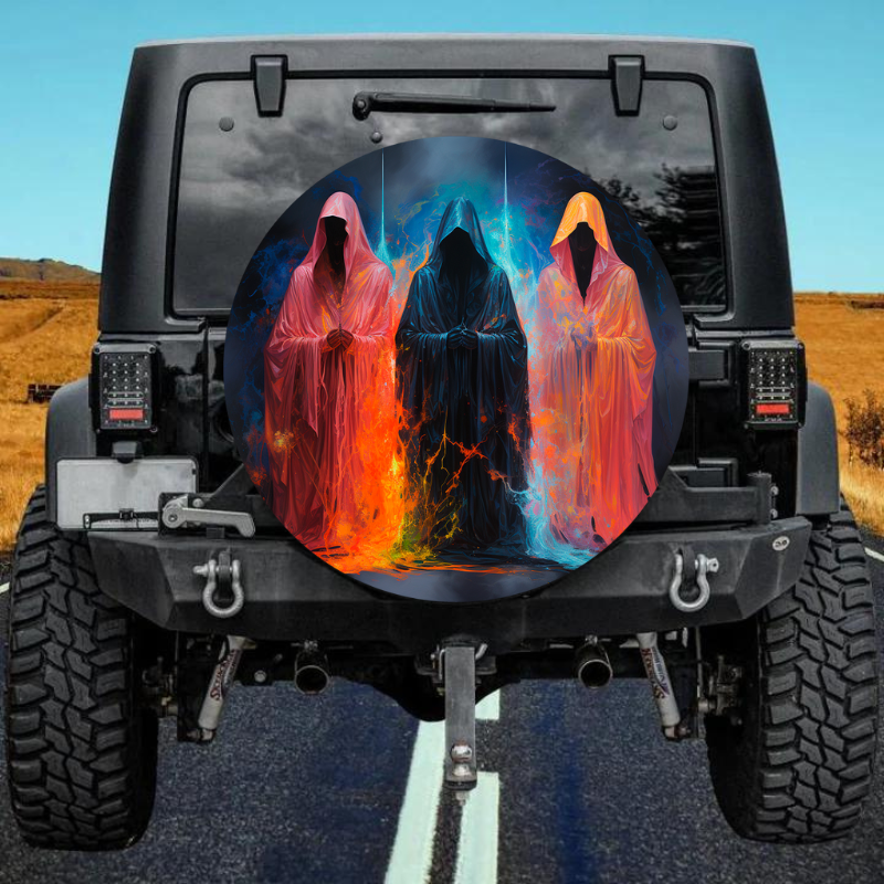 Load image into Gallery viewer, Wraiths spare tire cover thickened leather universal
