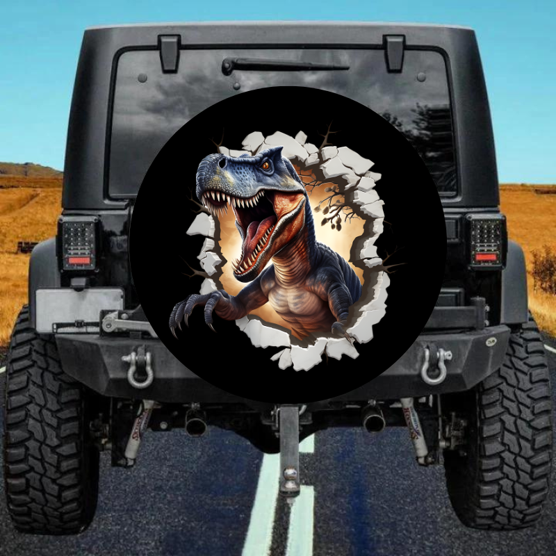 Load image into Gallery viewer, 3D Dinosaur 22 Spare Tire Cover
