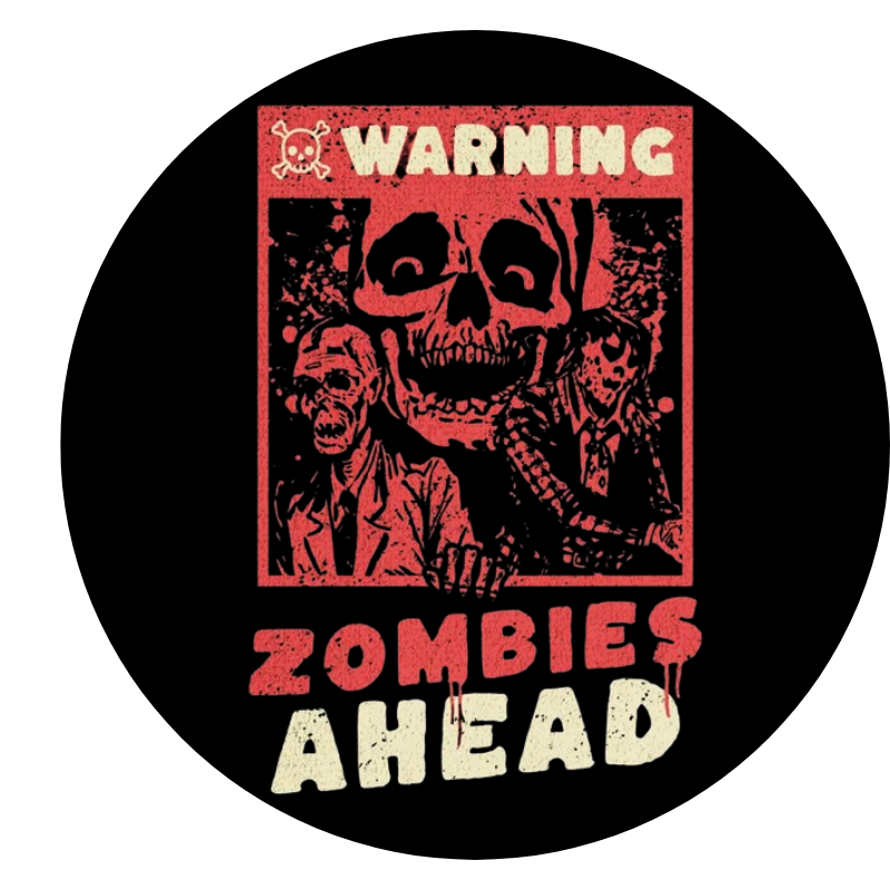 Load image into Gallery viewer, ZOMBIES AHEAD spare tire cover thickened leather universal
