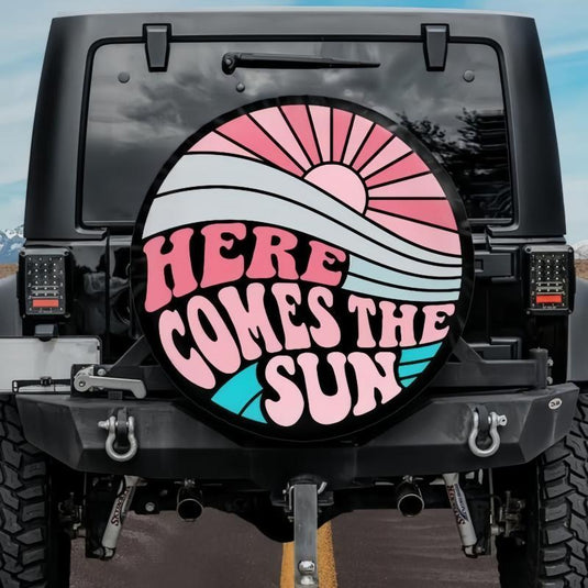 Here Comes the Sun Tire Cover