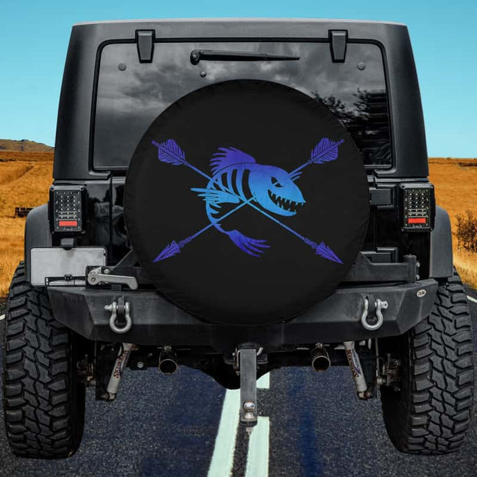 Bowfishing Bowfish Fish Bow Hunting Bow Fishing Arrow Spare Tire Cover Thickening Leather Universal