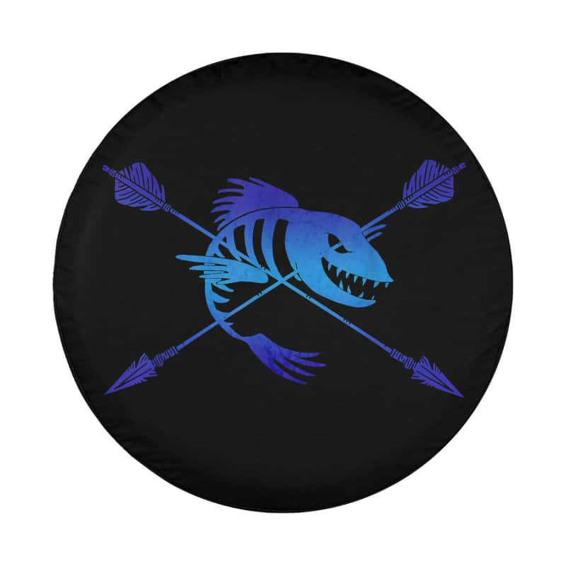 Load image into Gallery viewer, Bowfishing Bowfish Fish Bow Hunting Bow Fishing Arrow Spare Tire Cover Thickening Leather Universal
