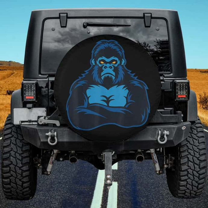 Bodybuilding Gorilla For The Next Workout in The Gym Spare Tire Cover Thickening Leather Universal