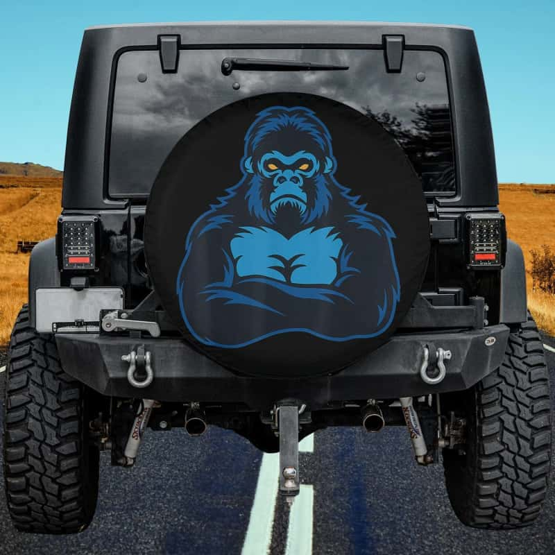 Load image into Gallery viewer, Bodybuilding Gorilla For The Next Workout in The Gym Spare Tire Cover Thickening Leather Universal
