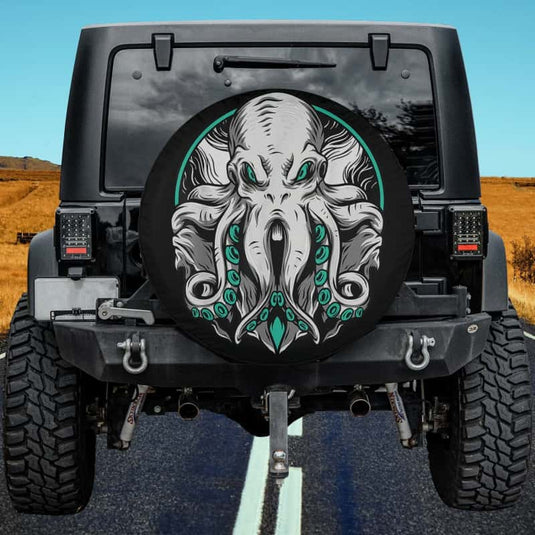 Elegant Octopus Character Spare Tire Cover Thickening Leather Universal