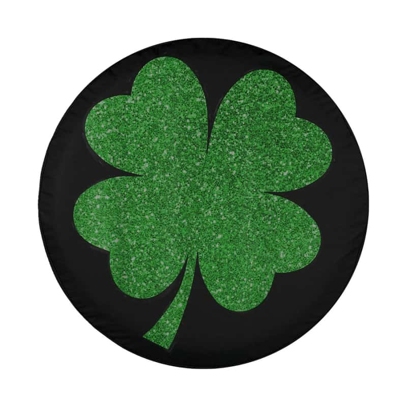 Load image into Gallery viewer, Happy Clover Patricks Day Irish Shamrock St Patty&#39;s Day Spare Tire Cover Thickening Leather Universal
