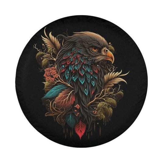 Eagle Bird Nature USA Freedom Symbol Birders Spare Tire Cover Thickening Leather Universal