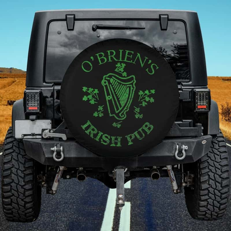 Load image into Gallery viewer, Big Texas O&#39;Briens Irish Pub Spare Tire Cover Thickening Leather Universal
