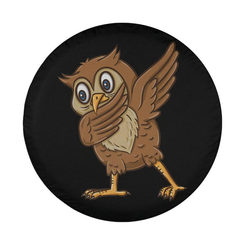 Load image into Gallery viewer, Dabbing Owl Bird Lover Spare Tire Cover Thickening Leather Universal
