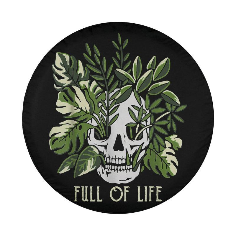 Load image into Gallery viewer, Full Of Life Skull Gardening Garden Spare Tire Cover Thickening Leather Universal
