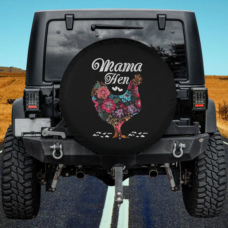 Load image into Gallery viewer, Chicken Mom Mama Hen Farm Farmer Funny Mother&#39;s Day Spare Tire Cover Thickening Leather Universal
