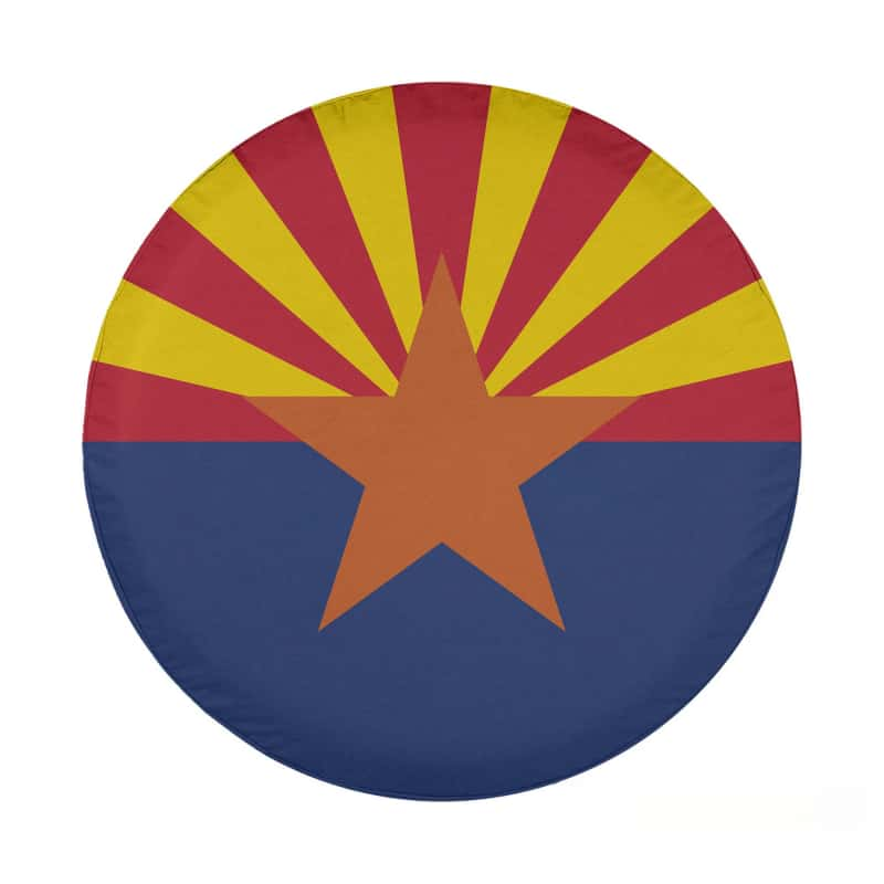 Load image into Gallery viewer, Arizona State Flag Custom Spare Tire Cover
