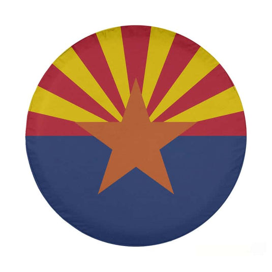 Arizona State Flag Custom Spare Tire Cover