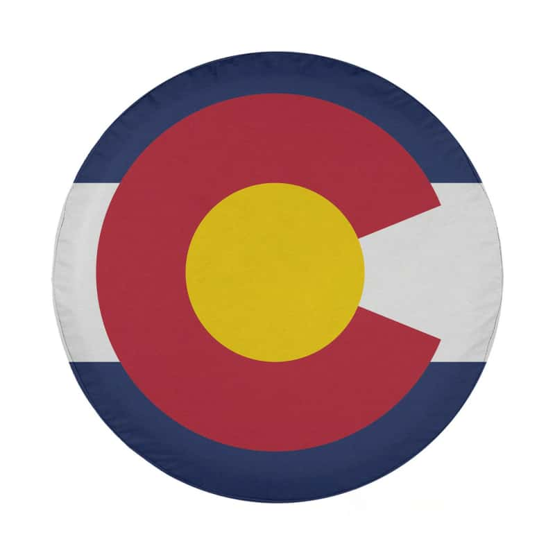 Load image into Gallery viewer, Colorado State Flag Spare Tire Cover
