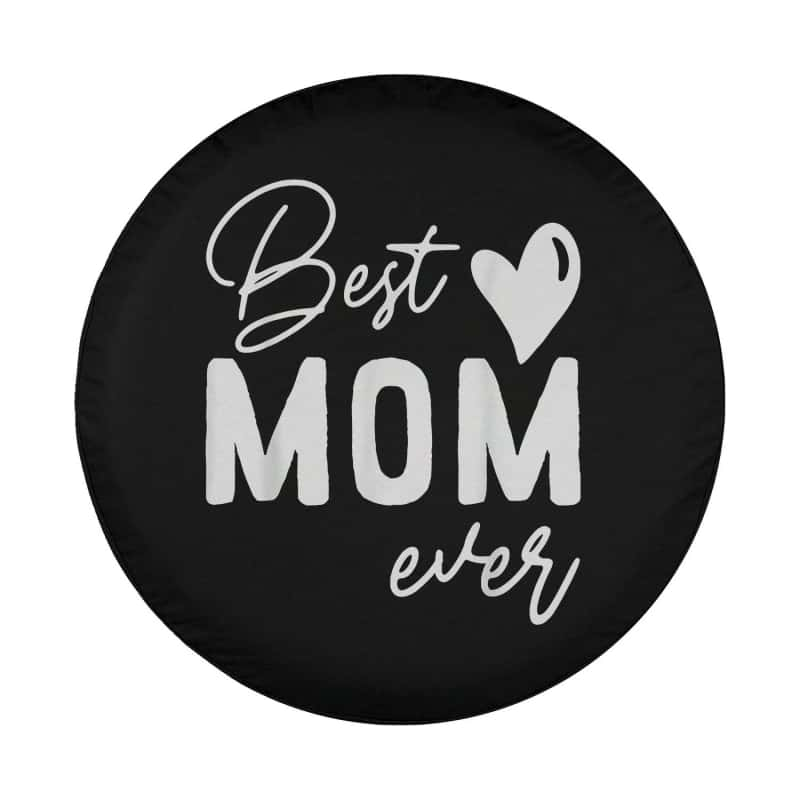 Load image into Gallery viewer, Mothers Day Best Mom Ever Gifts From Daughter Women Mom Kids Spare Tire Cover Thickening Leather Universal
