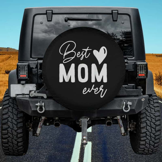 Mothers Day Best Mom Ever Gifts From Daughter Women Mom Kids Spare Tire Cover Thickening Leather Universal