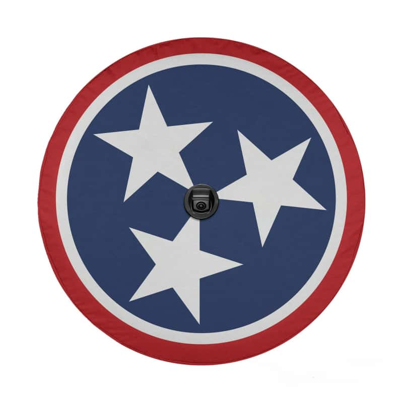 Load image into Gallery viewer, Tennessee Tristar Flag Spare Tire Cover
