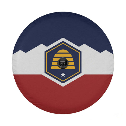 Utah State Flag Tire Cover