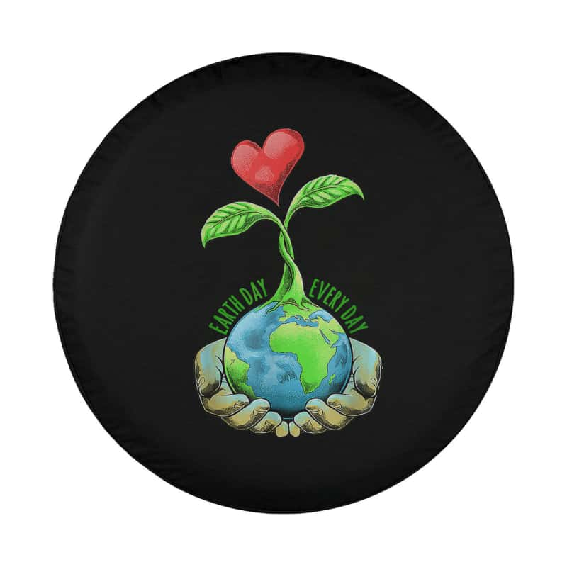 Load image into Gallery viewer, Earth Day Everyday Earth Day Spare Tire Cover Thickening Leather Universal
