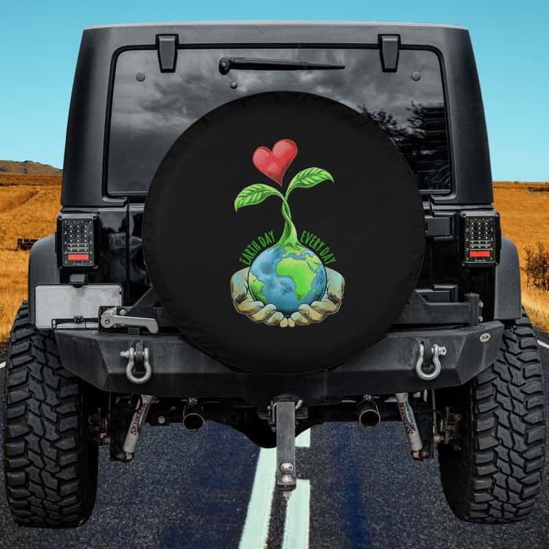 Load image into Gallery viewer, Earth Day Everyday Earth Day Spare Tire Cover Thickening Leather Universal
