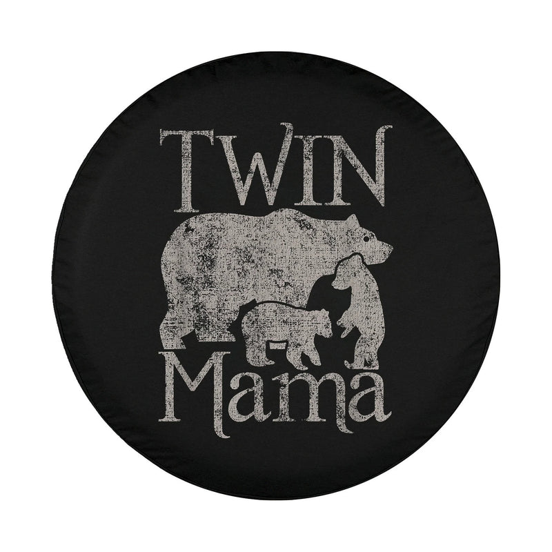 Load image into Gallery viewer, Twin Mama Mom Distressed Mothers Day Spare Tire Cover Thickening Leather Universal
