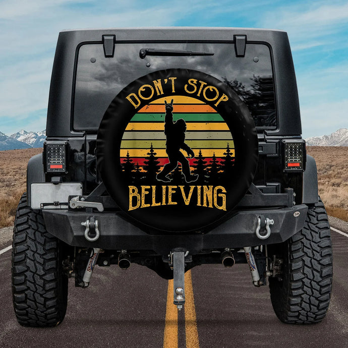 Don't Stop Believing Spare Tire Cover