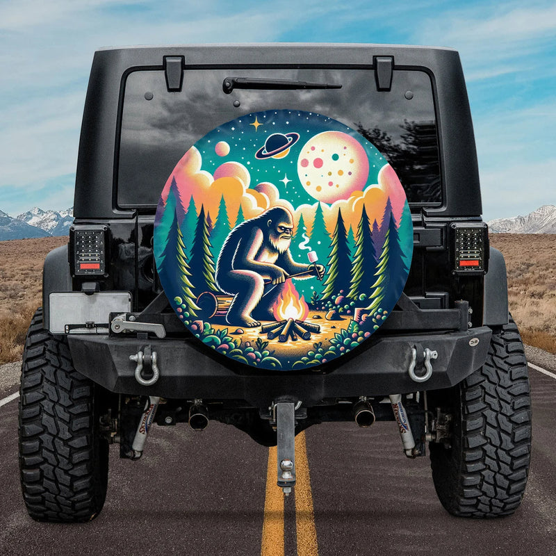 Load image into Gallery viewer, Bigfoot Campfire Spare Tire Cover
