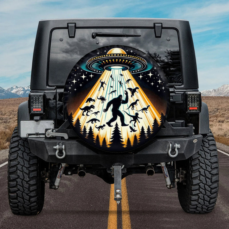 Load image into Gallery viewer, Mystical Alien Abduction Spare Tire Cover
