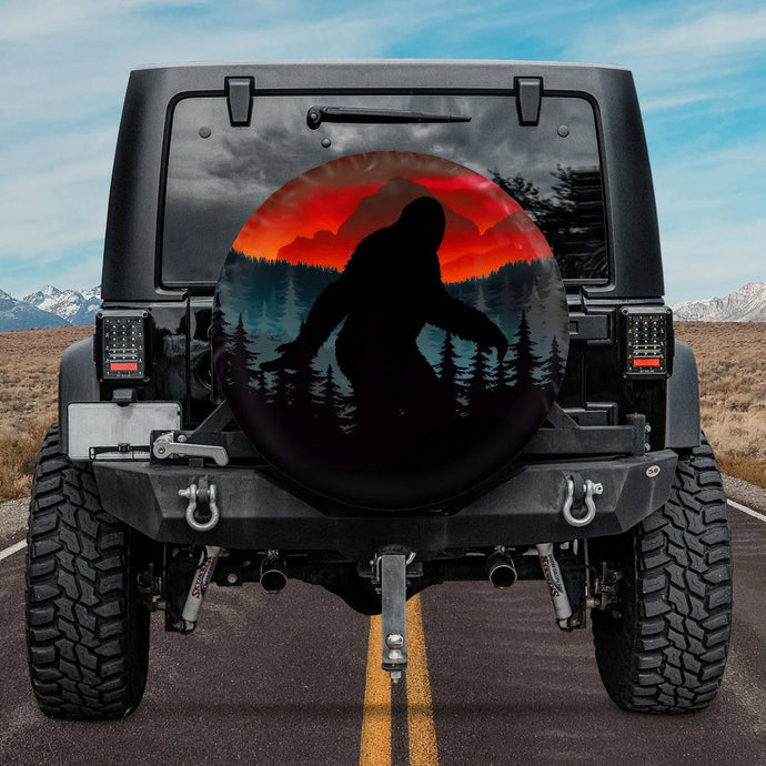 Bigfoot Red Mountains Spare Tire Cover