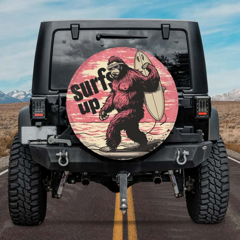 Load image into Gallery viewer, Sunset Beach Scene Spare Tire Cover
